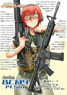 anime military military guns red hair anime characters military drawings drawing skills