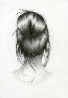young girl with a messy bun by nettie wakefield