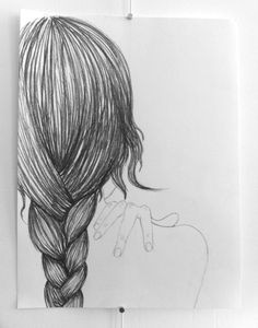 braid drawing woman hair sketch drawing techniques drawing drawing drawing