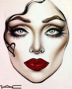 goddess leach mac face charts makeup face charts face makeup makeup looks