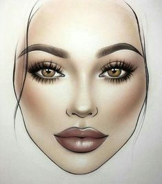 makeup face charts face makeup makeup looks beauty makeup makeup drawing