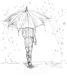 maedchen mit regenschirm zeichnen dekoking com 3