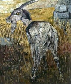 goat by derrick greaves uk goatvet likes the eye derrick greaves b 1927