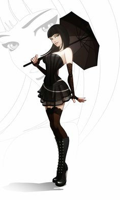 gothic girl by javieralcalde on deviantart manga art anime art manga anime