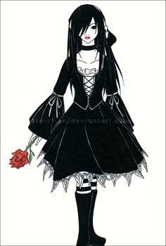 the wallflower anime goth girl group image for the circle of vampires wallflower anime