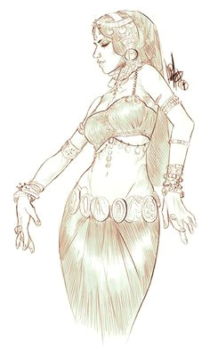 mel milton tribal fusion cool drawings drawing sketches human art character design