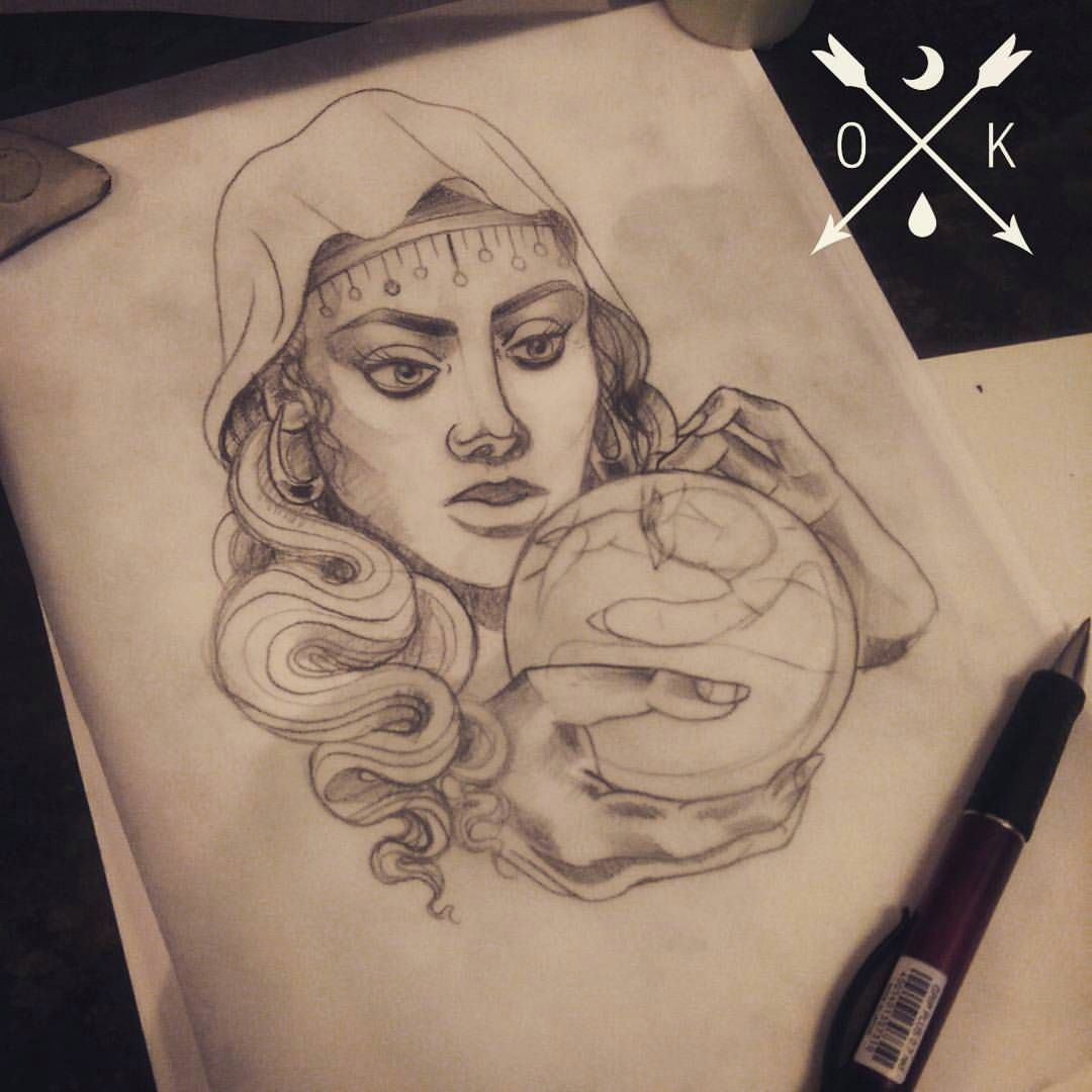 gypsy girl for lucyappletree can t wait to tattoo this tattoo