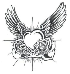 how to make a tattoo stencil out of tracing paper wing tattoosheart tattoostatoos
