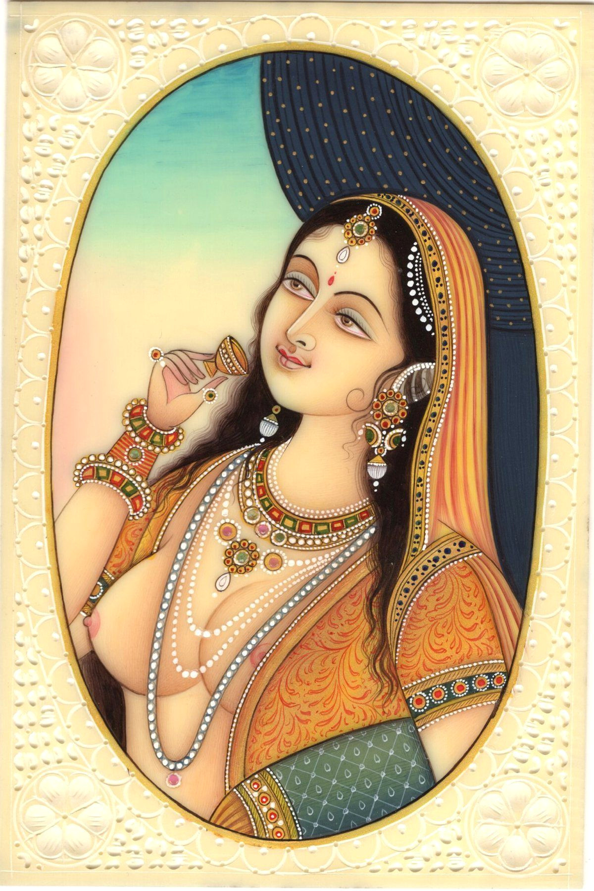 portrait indian miniature