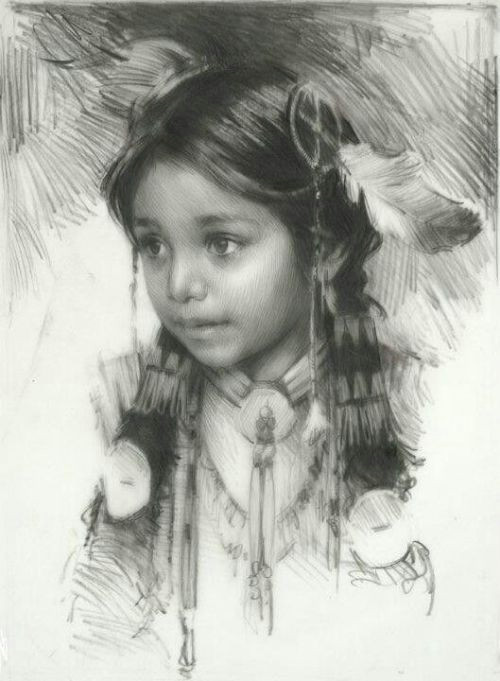 ufukorada pencil sketch by harley brown