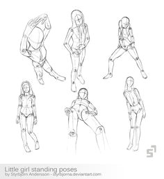 little girl standing poses by styrbjorna on deviantart little girl drawing dynamic poses drawing