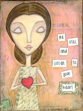 original art painting intuitive girl 8x10 original mixed media art folk art painting whimsical art whimsical girl ooak from etsy shop jcspock