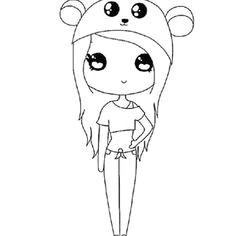 cartoon drawings of people kawaii girl kawaii chibi cute chibi easy drawings kawaii drawings cute cartoon anime cute girls