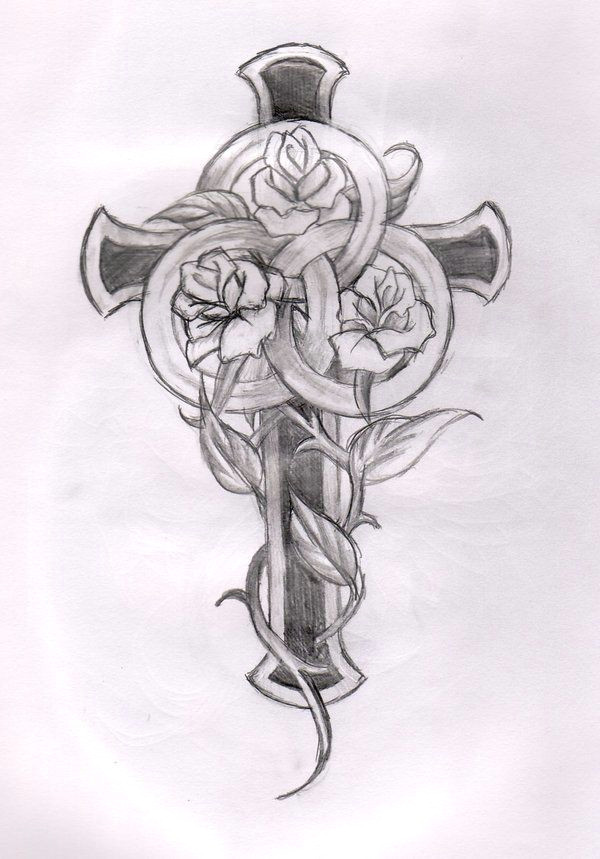 cross and rose tattoo designs cross and roses cross tattoos for men