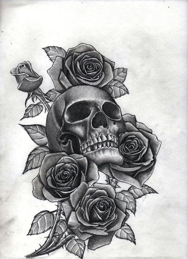 Drawing Of A Rose and Skull Pin by Cassidy Little On Human Art Pinterest Tattoos Sleeve