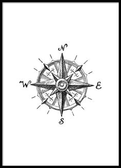nautical compass tattoo compass rose tattoo gold poster compass drawing