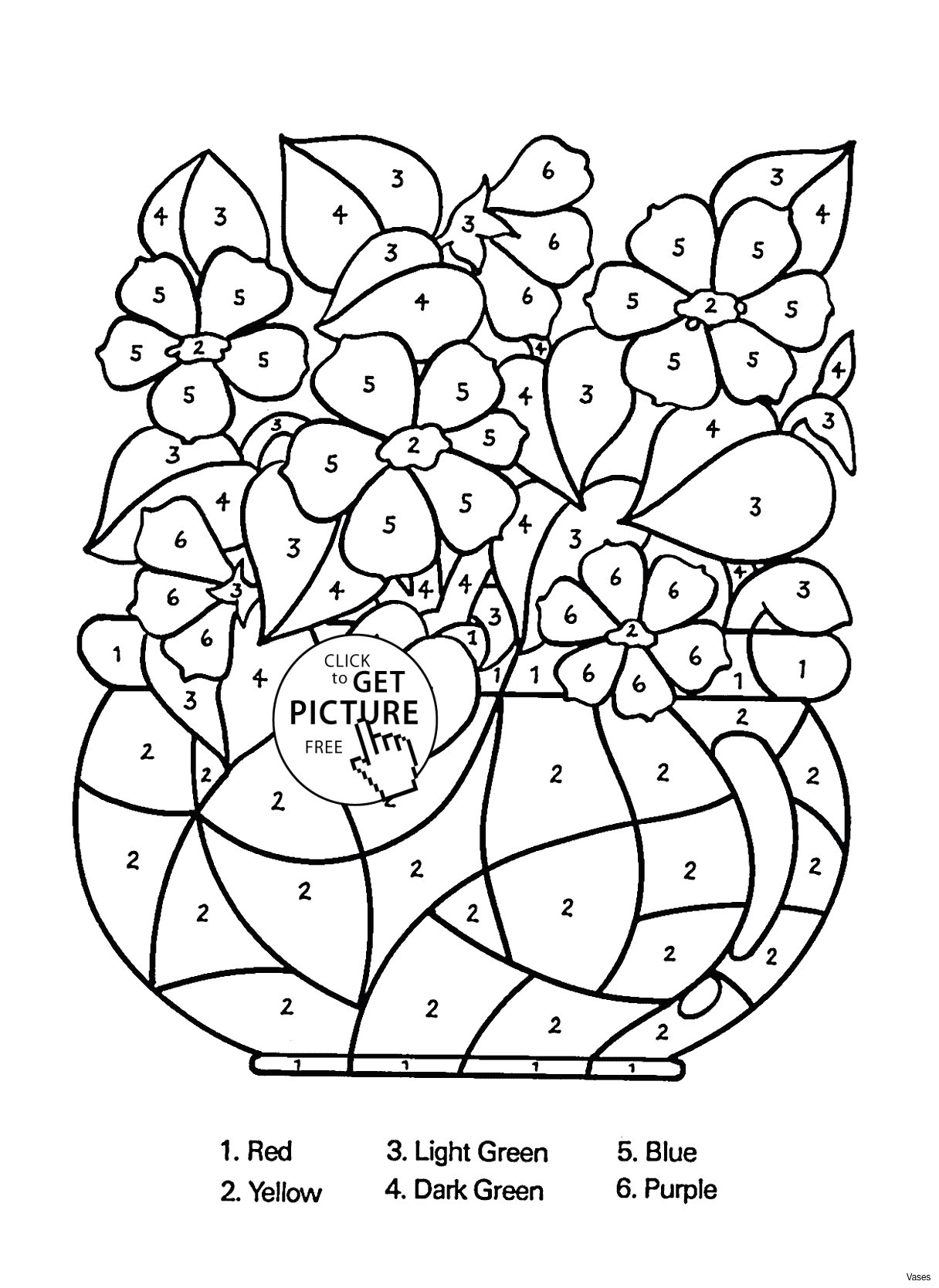 easy to draw rose elegant vases flower vase coloring page pages