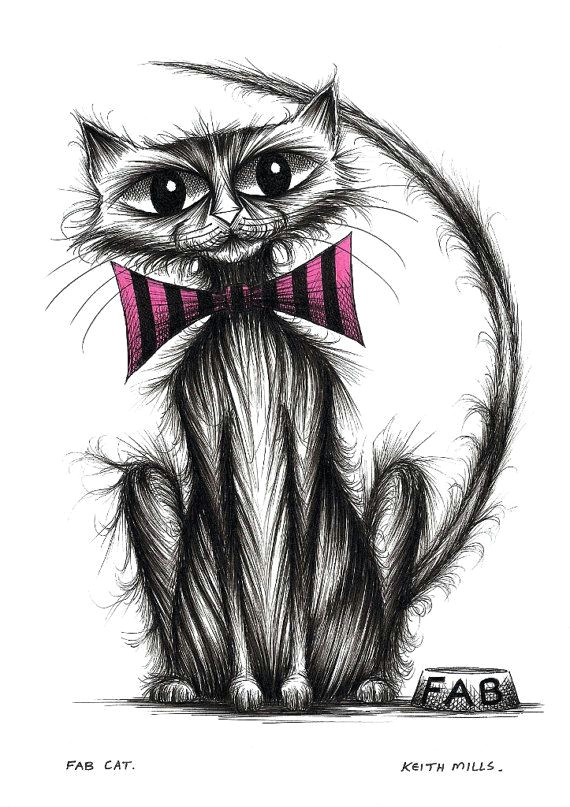 fab cat print download by keithmills on etsy a 3 00
