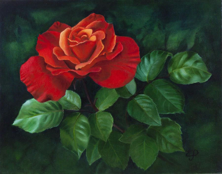 red roses paintings google search