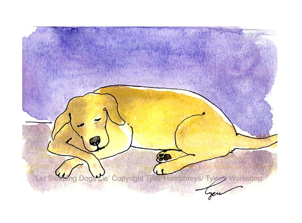 yellow labrador dog greeting card funny dog card dog art