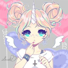 a pastel art sailor moon art girl anime meme chibi anime