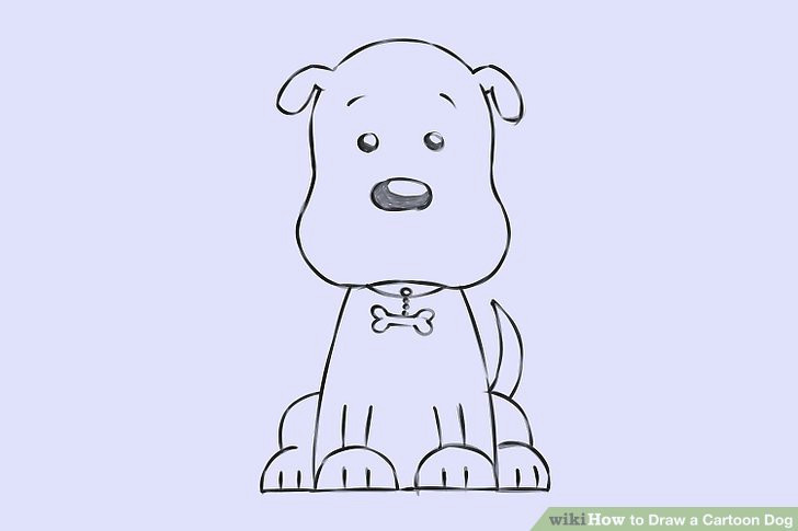 image titled draw a cartoon dog step 9