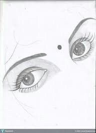 image result for realistic crying eye drawing step by step