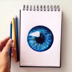 amazing drawing of an eye looks so realistic i love ita this could be a planet in a galaxy new art coming soon