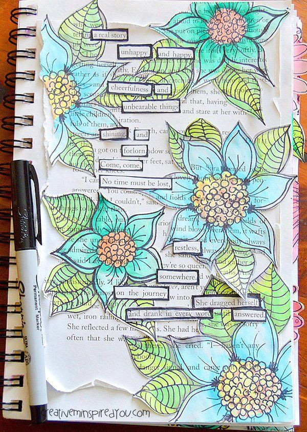 beginning your art journal creativemeinspiredyou com flowers to draw art of flowers