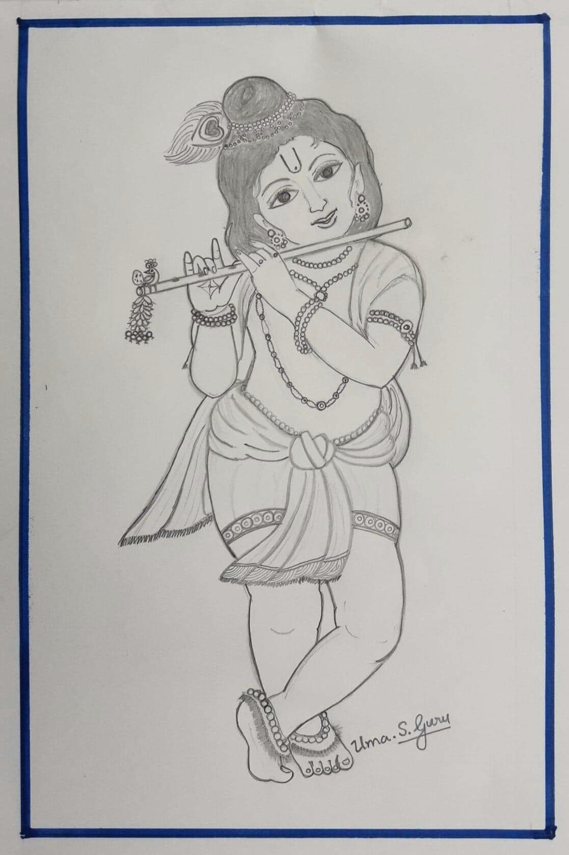 god pictures painted books gods and goddesses ganesha pencil art krishna