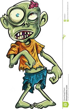 cartoon zombie with a big eyes stock image image 33583321 zombie drawings cartoon