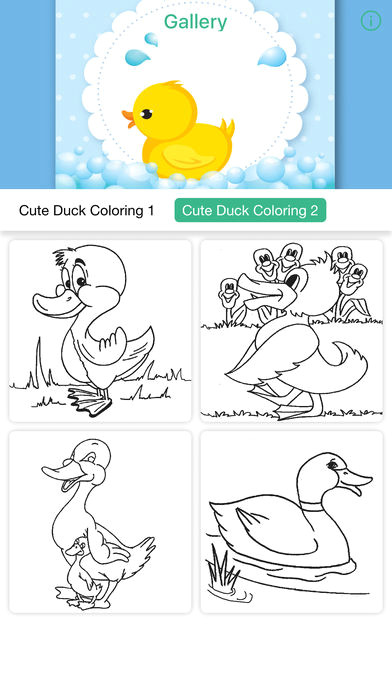 screenshot 7 for cute duck coloring drawing book for kids