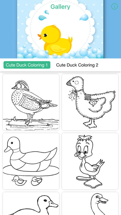 screenshot 6 for cute duck coloring drawing book for kids