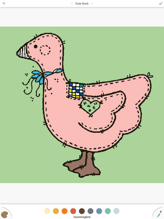 screenshot 2 for cute duck coloring drawing book for kids