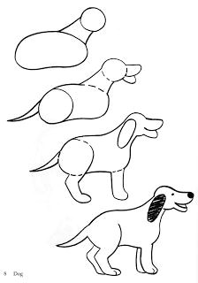 drawing a dog also other clip art animals