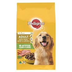 pedigree adult complete nutrition with real beef vegies 15kg