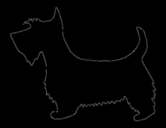 scottie dog pattern use the printable outline for crafts creating stencils scrapbooking