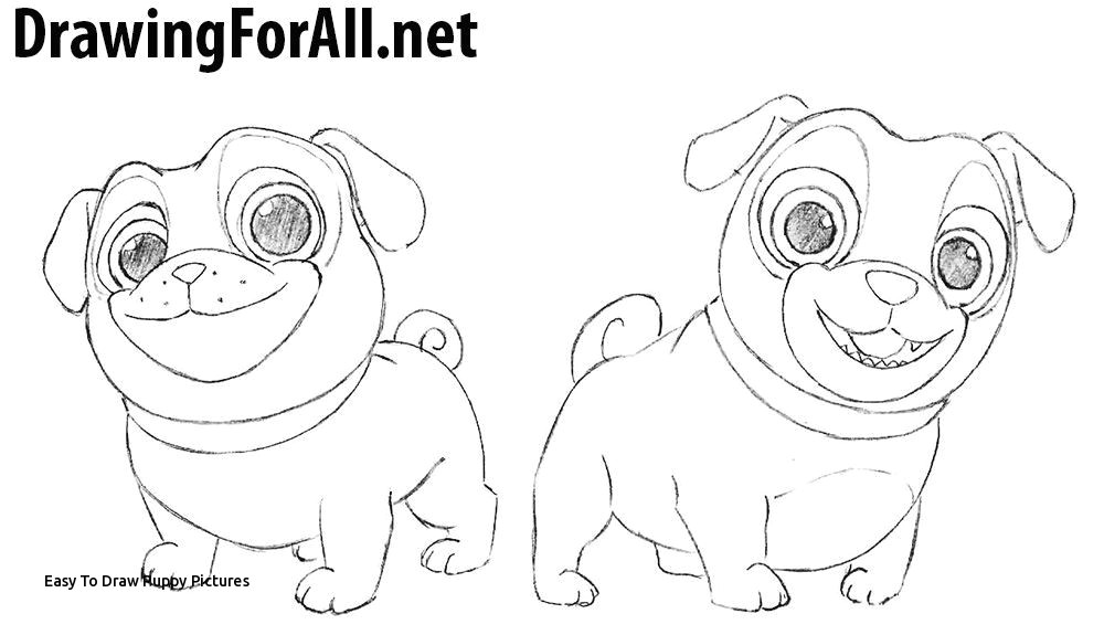 easy to draw puppy pictures how to draw puppy dog pals pinterest of easy to draw
