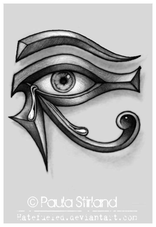 Drawing Of Egyptian Eye Crying Eye Of Ra by Hatefueled Deviantart Com On Deviantart
