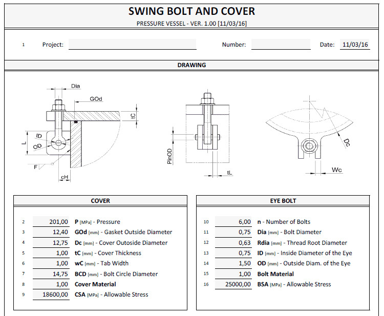 swing bolt cover spreadsheet