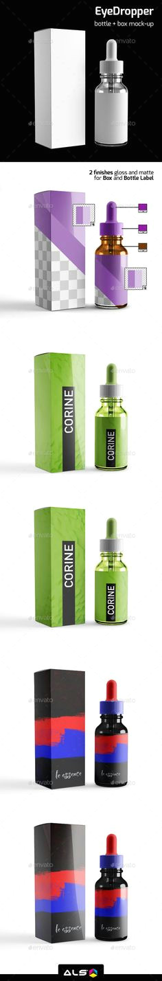 eye dropper bottle mock up design mockup download http