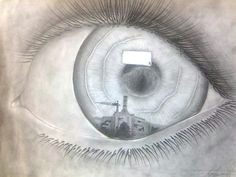 eye reflection drawing eye reflection gcse art objects eyes artwork drawings