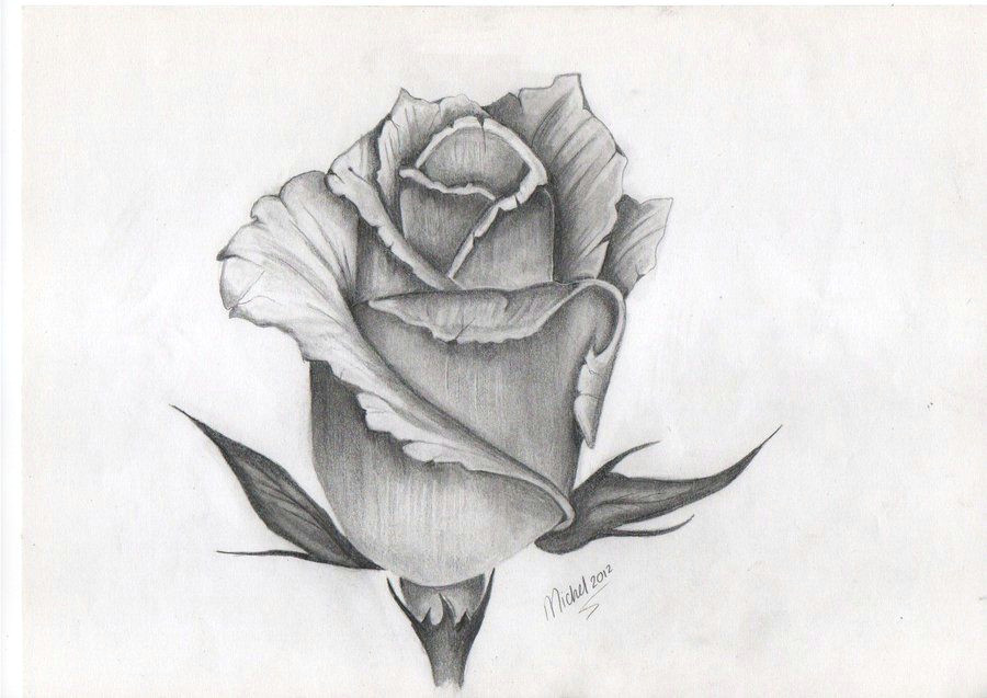 tattoo design of rose bud