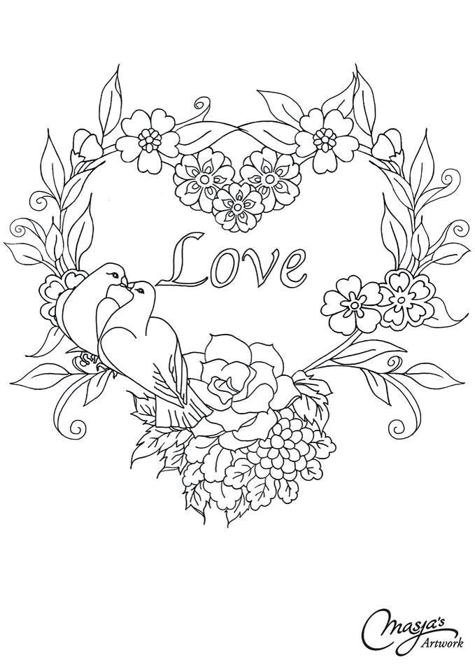 masja valentijn clipart embroidery hearts ribbon embroidery parchment craft hand drawn