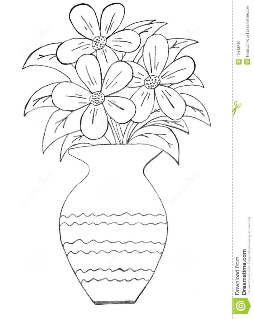 draw the flower vase clay pot lighthouse flower pens flower vases flowers