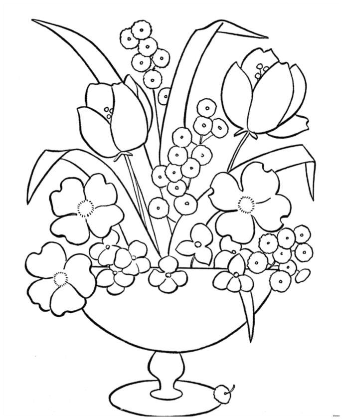 best cool vases flower vase coloring page pages flowers in a top i 0d ruva