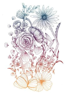 flower drawing on tumblr