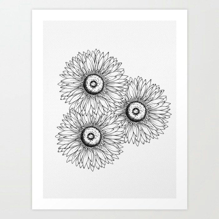 gerberas art print by wildbloomart worldwide shipping available at society6 com gerbera