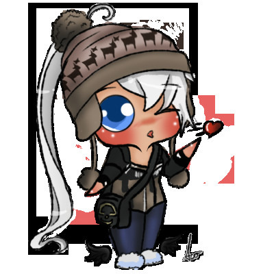 chibi blowing kiss by silveronwolf on clipart library
