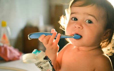 dental hygine begins mere days after a child is born